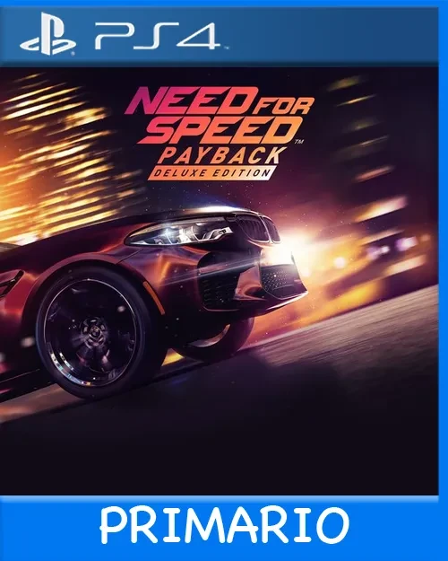 Ps4 Digital Need for Speed Payback - Deluxe Edition Primario