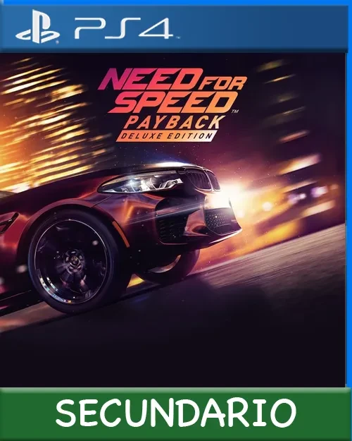 Ps4 Digital Need for Speed Payback - Deluxe Edition Secundario