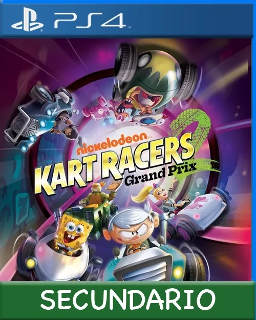 Ps4 Digital Nickelodeon Kart Racers 2: Grand Prix Secundario