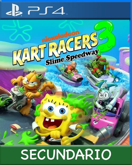 Ps4 Digital Nickelodeon Kart Racers 3: Slime Speedway Secundario