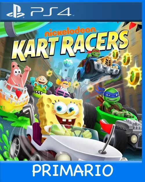 Ps4 Digital Nickelodeon Kart Racers Primario