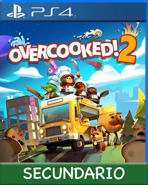 Ps4 Digital Overcooked! 2 Secundario