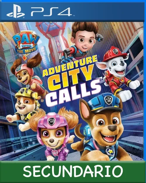 Ps4 Digital PAW Patrol The Movie: Adventure City Calls Secundario