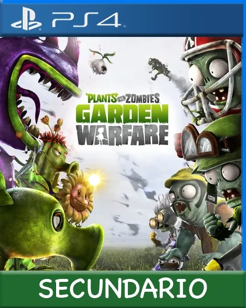 Ps4 Digital Plants vs. Zombies Garden Warfare Secundario