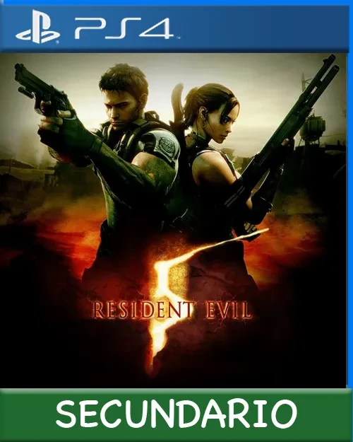 Ps4 Digital RESIDENT EVIL 5 Secundario