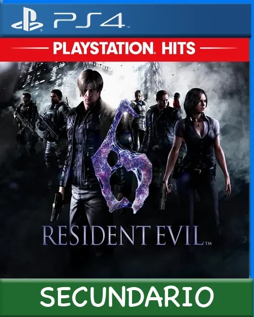 Ps4 Digital Resident Evil 6 Secundario