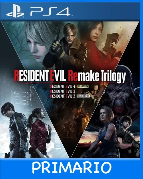 Ps4 Digital Resident Evil Remake Trilogy Primario