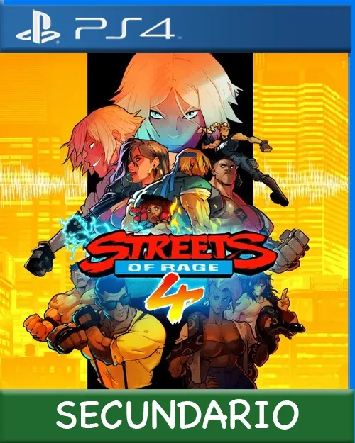 Ps4 Digital Streets Of Rage 4 Secundario
