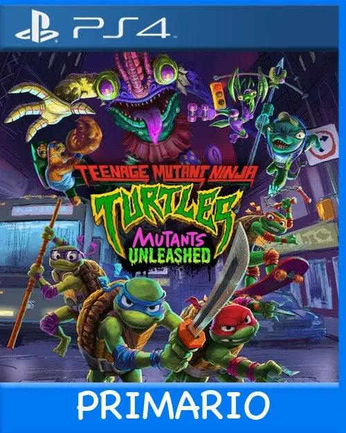 Ps4 Digital Teenage Mutant Ninja Turtles: Mutants Unleashed Primario