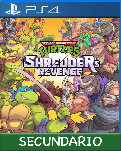 Ps4 Digital Teenage Mutant Ninja Turtles: Shredder's Revenge Secundario