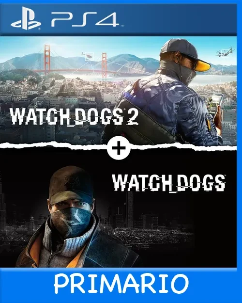 Ps4 Digital Watch Dogs 1 + Watch Dogs 2 Standard Editions Bundle Primario