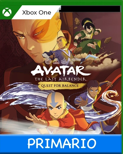 Xbox One Avatar The Last Airbender: Quest for Balance Primario