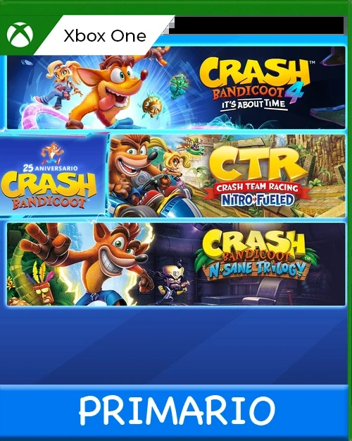 Xbox One Crash Bandicoot™ - Lote Crashiversary Primario Xbox One Crash Bandicoot™ - Lote Crashiversary Primario