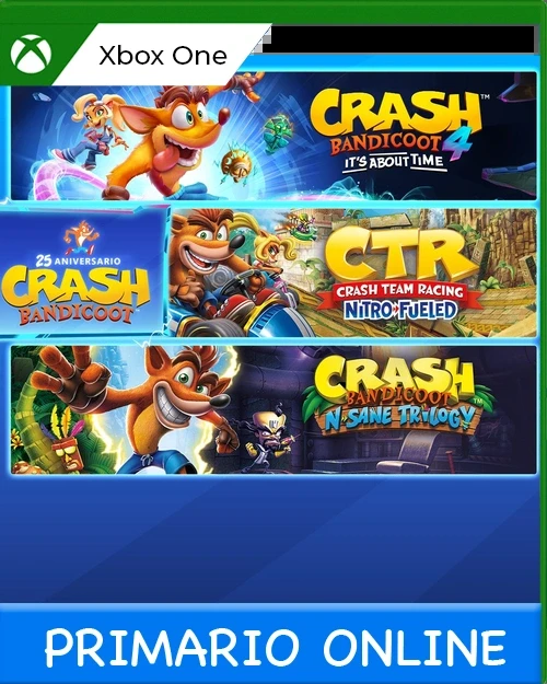 Xbox One Crash Bandicoot™ - Lote Crashiversary Primario Online