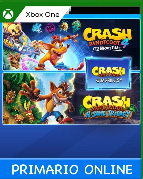 Xbox One Crash Bandicoot™ - Lote Quadrilogy Primario Online