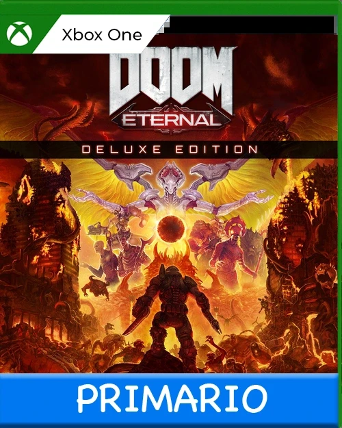 Xbox One DOOM Eternal Deluxe Edition Primario
