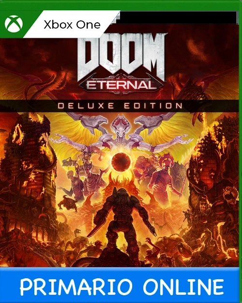Xbox One DOOM Eternal Deluxe Edition Primario Online