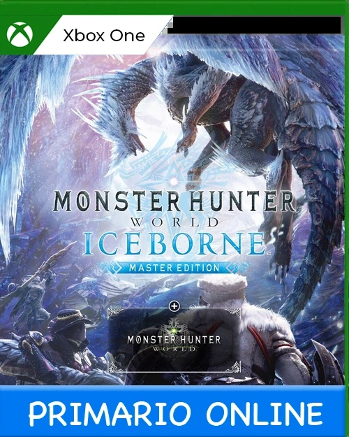 Xbox One Edición maestra de Monster Hunter World: Iceborne Primario Online