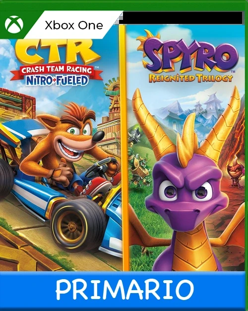 Xbox One Lote Crash™ Team Racing Nitro-Fueled + Spyro™ Primario Xbox One Lote Crash™ Team Racing Nitro-Fueled + Spyro™ Primario