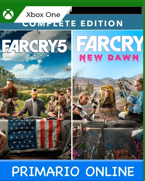 Xbox One Lote Far Cry® 5 + Far Cry® New Dawn Deluxe Edition Primario Online