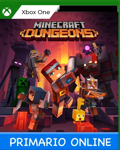 Xbox One Minecraft Dungeons Primario Online