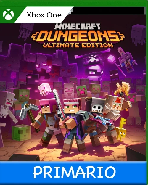 Xbox One Minecraft Dungeons edición definitiva Primario