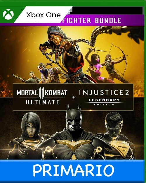 Xbox One Mortal Kombat 11 Ultimate + Injustice 2 Leg. Edition Bundle Primario