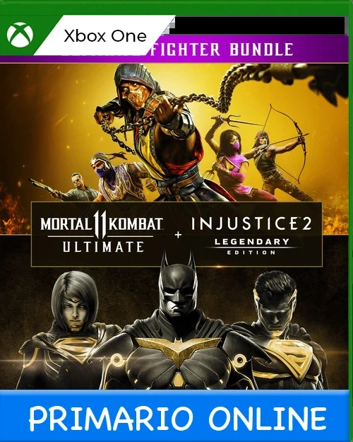 Xbox One Mortal Kombat 11 Ultimate + Injustice 2 Leg. Edition Bundle Primario Online