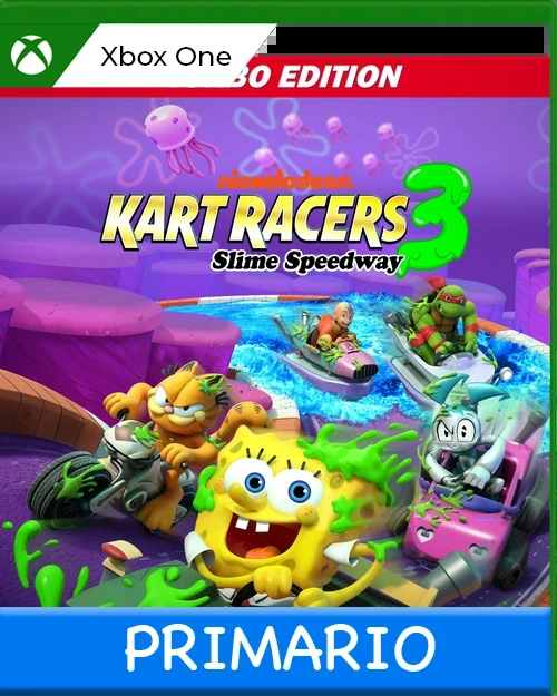 Xbox One Nickelodeon Kart Racers 3: Slime Speedway Turbo Edition Primario