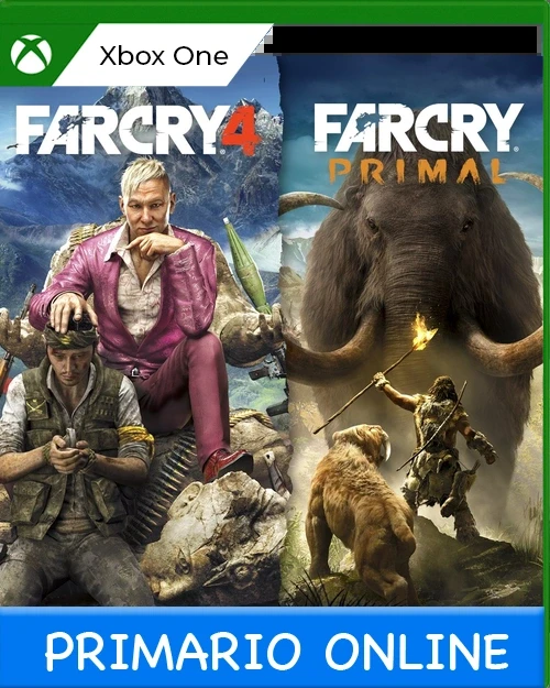 Xbox One PAQUETE FAR CRY 4 + FAR CRY PRIMAL Primario Online