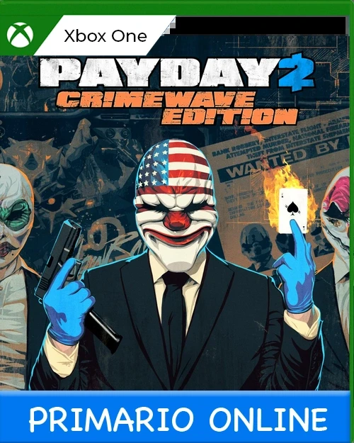Xbox One PAYDAY 2: CRIMEWAVE EDITION Primario Online