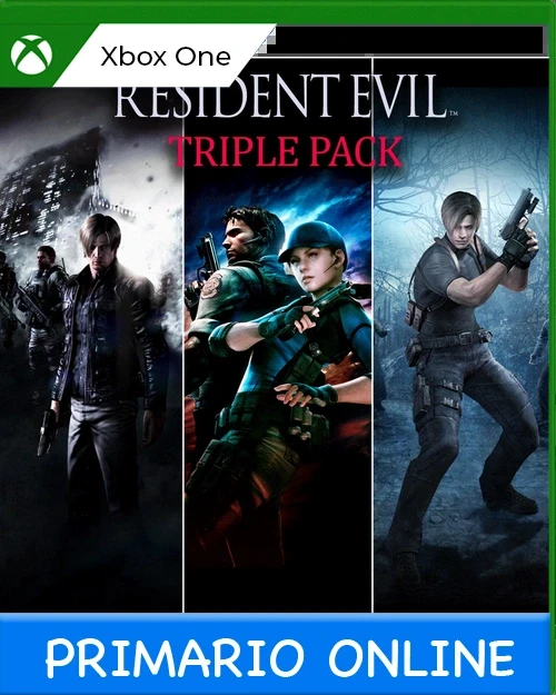 Xbox One Pack triple de Resident Evil Primario Online