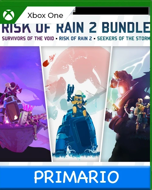 Xbox One Paquete Risk of Rain 2 + Survivors of the Void + Buscadores de la tormenta Primario