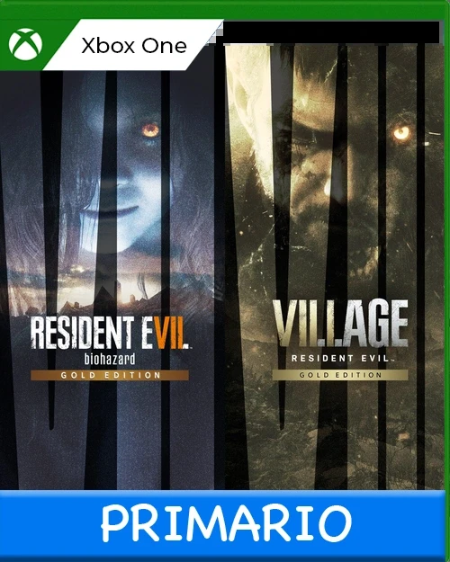 Xbox One Resident Evil 7 Gold Edition & Village Gold Edition Primario