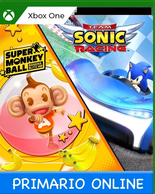 Xbox One Team Sonic Racing y Super Monkey Ball: Banana Blitz HD Primario Online