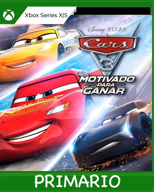 Xbox Series X|S Cars 3: Motivado para ganar Primario