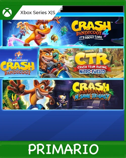 Xbox Series X|S Crash Bandicoot™ - Lote Crashiversary Primario