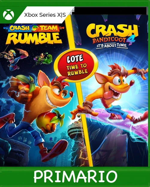 Xbox Series X|S Crash Bandicoot™ - Lote Time to Rumble Primario