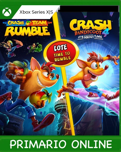 Xbox Series X|S Crash Bandicoot™ - Lote Time to Rumble Primario Online