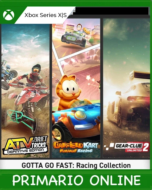 Xbox Series X|S GOTTA GO FAST: Racing Collection Primario Online