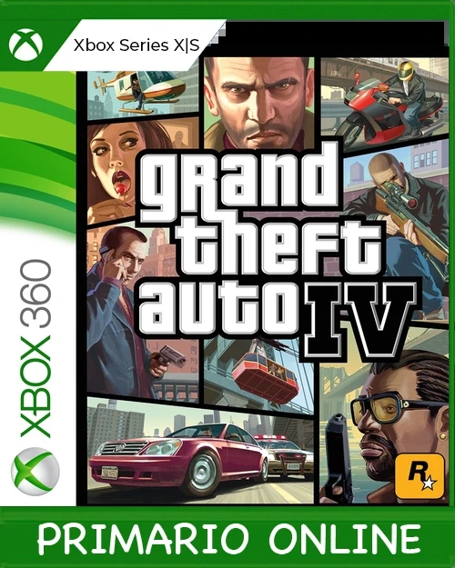 Xbox Series X|S Grand Theft Auto IV Primario Online