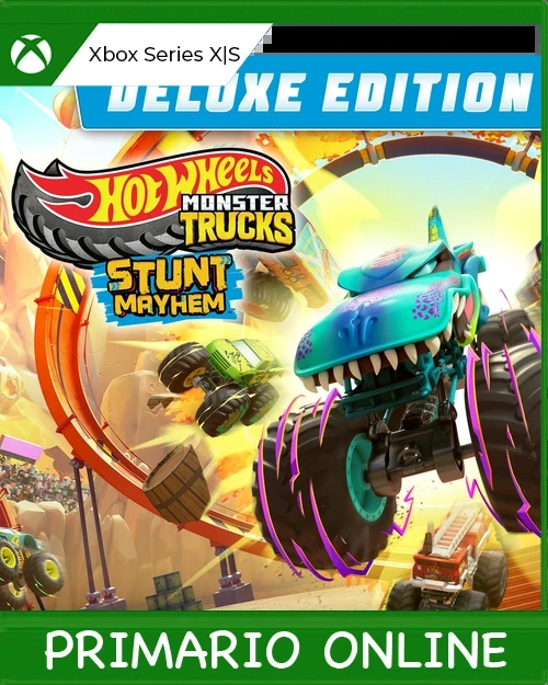 Xbox Series X|S Hot Wheels Monster Trucks: Stunt Mayhem™ Deluxe Edition Primario Online Xbox Series X|S Hot Wheels Monster Trucks: Stunt Mayhem™ Deluxe Edition Primario Online