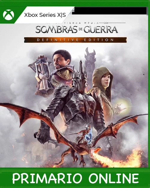 Xbox Series X|S La Tierra Media™: Sombras de Guerra™ - Edición Definitiva Primario Online