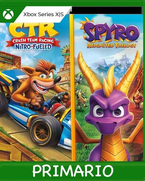 Xbox Series X|S Lote Crash™ Team Racing Nitro-Fueled + Spyro™ Primario