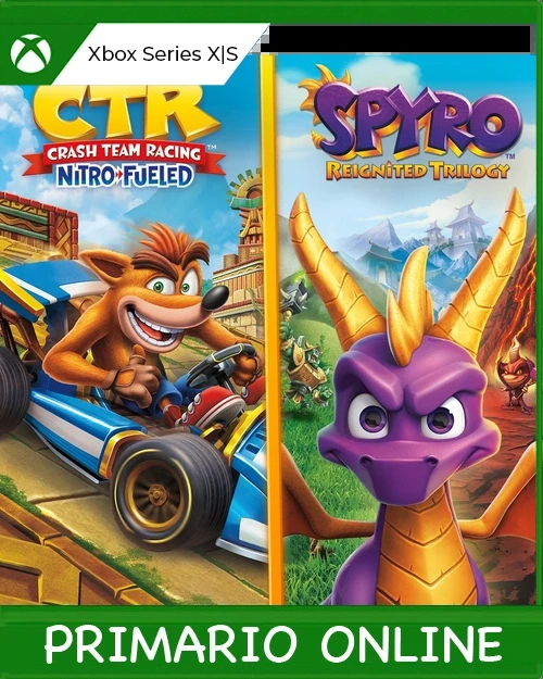 Xbox Series X|S Lote Crash™ Team Racing Nitro-Fueled + Spyro™ Primario Online