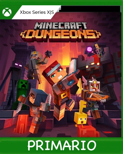 Xbox Series X|S Minecraft Dungeons Primario