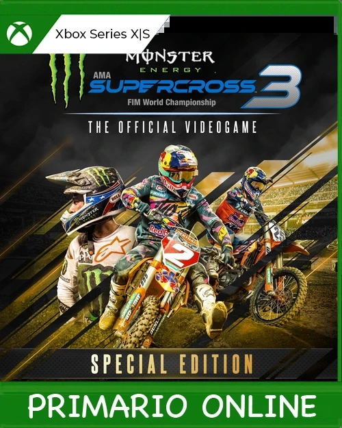 Xbox Series X|S Monster Energy Supercross 3 - Special Edition Primario Online