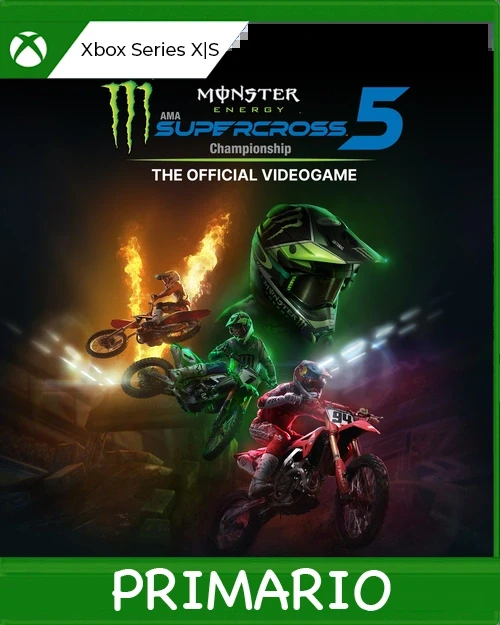 Xbox Series X|S Monster Energy Supercross - The Official Videogame 5 Primario
