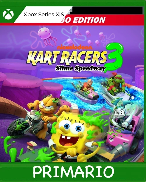 Xbox Series X|S Nickelodeon Kart Racers 3: Slime Speedway Turbo Edition Primario