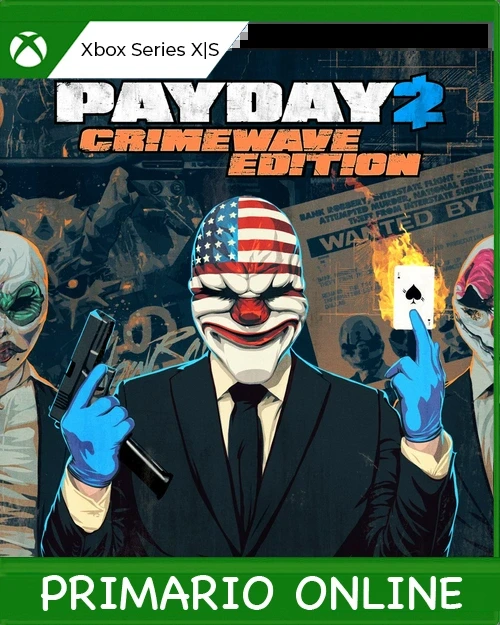 Xbox Series X|S PAYDAY 2: CRIMEWAVE EDITION Primario Online
